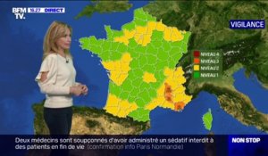 Vigilances orange dans 3 départements pour des risques d'inondation et de fortes pluies