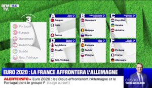 Euro 2020: la France affrontera l'Allemagne et le Portugal
