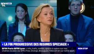 Valérie Pécresse: "Nous voulons la fin progressive des régimes spéciaux, en commençant par les nouveaux entrants"
