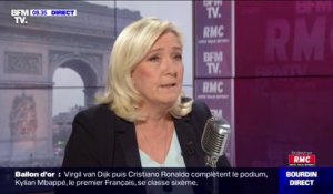 Marine Le Pen (RN) "soutient la grève du 5 décembre" mais "ne manifestera pas"