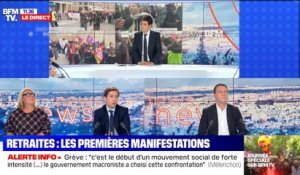 : Retraites : les premières manifestations (2/3) - 05/12