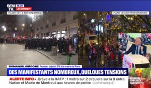 Story 6 : Grève du 5 décembre: des tensions dans le cortège parisien - 05/12