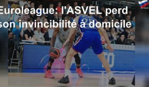 Euroleague: l&#39;ASVEL perd son invincibilité à domicile
