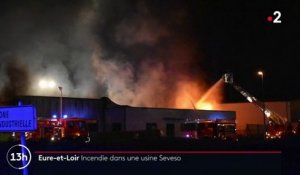 Eure-et-Loir : une usine Seveso partiellement détruite par un incendie