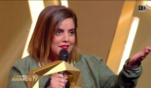 Inès Reg récompensée lors des Olympia Awards : "Merci d'avoir mis des paillettes dans ma vie"