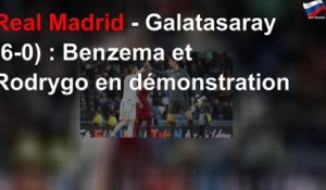 Real Madrid - Galatasaray (6-0) : Benzema et Rodrygo en démonstration
