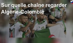 Sur quelle chaîne regarder Algérie-Colombie