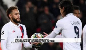 Le cadeau de Neymar pour Cavani