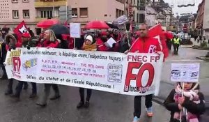 Sarreguemines : 80 manifestants ont rallié la sous préfecture pour déposer une motion à Christophe Salin