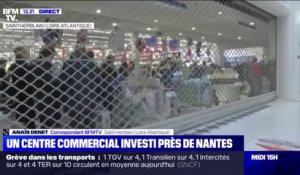 Des manifestants investissent un centre commercial près de Nantes