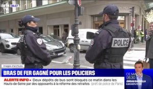 Retraites: les policiers saluent "des avancées" et suspendent leur mobilisation