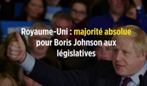 Royaume-Uni : majorité absolue pour Boris Johnson aux législatives