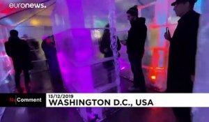 Washington : un labyrinthe de glace géant installé