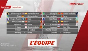 Le tableau complet des 16es de finale de la Ligue Europa - Foot - Ligue Europa