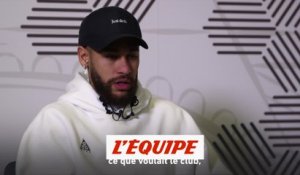 Neymar « Je vais tout donner sur le terrain pour que le PSG triomphe » - Foot - L1 - PSG