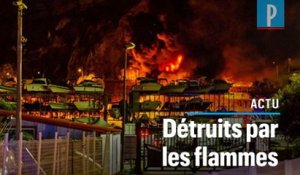 Marseille : des dizaines de bateaux partent en fumée