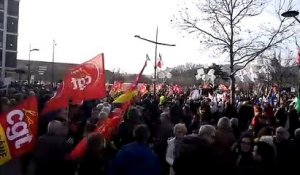 Drôme : les manifestants dans la rue à Valence contre la réforme des retraites