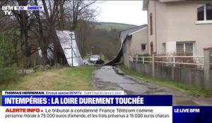 Tempête Elsa: les vents violents causent des dégâts dans la Loire