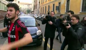 Football : Zlatan Ibrahimovic est arrivé à Milan