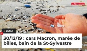 Cars Macron, marée de billes, bain de la St-Sylvestre… 5 infos bretonnes du 30 décembre