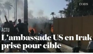 L’ambassade américaine en Irak prise pour cible par des manifestants