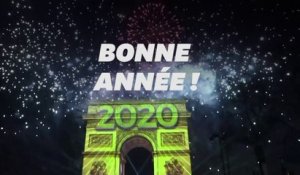 Bonne année 2020! Les images du réveillon du Nouvel An sur les Champs-Élysées