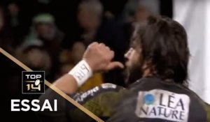 TOP 14 - Essai Pierre AGUILLON (SR) - Pau - La Rochelle - J13 - Saison 2019/2020