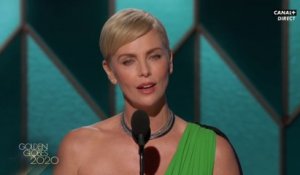 Charlize Theron : "Tom Hanks m'a donné un de mes premiers rôle" - Golden Globes 2020