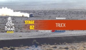 Dakar 2020 - Stage 2 (Al Wajh / Neom) - Truck Summary