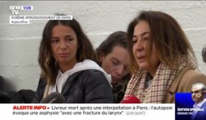 Livreur mort après une interpellation à Paris: l'autopsie évoque une asphyxie "avec fracture du larynx"