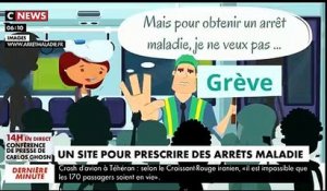 Ce site internet français qui fait scandale en proposant des arrêts maladies de 3 jours en quelques clics seulement