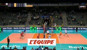 La France battue, mais qualifiée - Volley - TQO (H)