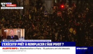 Marine Le Pen sur les retraites: "L'immense majorité de ceux qui vont subir cette réforme, ce sont les salariés du privé"