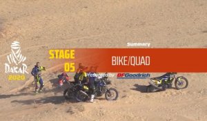 Dakar 2020 - Stage 5 (Al Ula / Ha’il) - Bike/Quad Summary