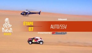 Dakar 2020 - Étape 7 (Riyadh / Wadi Al-Dawasir) - Résumé Auto/SSV
