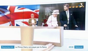Royaume-Uni : la Reine convoque le prince Harry