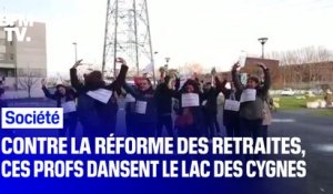 Ces enseignants grévistes dansent Le Lac des cygnes contre la réforme des retraites