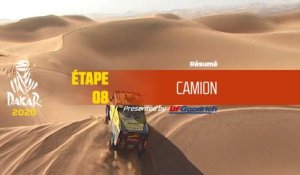 Dakar 2020 - Étape 8 (Wadi Al-Dawasir / Wadi Al-Dawasir) - Résumé Camion