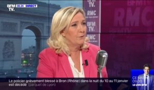 Le Pen demande que "la contestation continue" contre la réforme des retraites