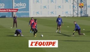 Griezmann régale à l'entraînement - Foot - Barça