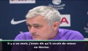 Tottenham - Mourinho : "Lloris, comme une recrue hivernale"