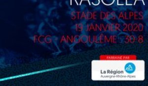 L'essai de Junior Rasolea contre Soyaux-Angoulême
