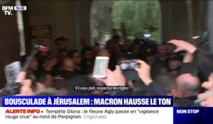 "Personne ne doit pousser": Macron hausse le ton à Jérusalem