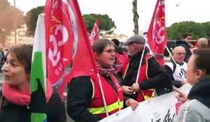 Marseille, le cortège de manifestants prêt à partir