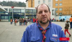 Environ 500 Scouts et guides de France de l'Isère se sont rassemblés à Bourgoin-Jallieu