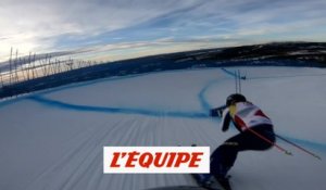 La piste d'Idre Fjäll en caméra embarquée - Skicross - CM