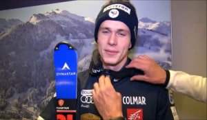 Ski alpin : la réaction de Clément Noël après sa troisième place sur le slalom de Kitzbühel
