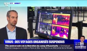 Coronavirus: le PDG d'Asia Voyages, explique qu'ils ont suspendu leurs voyages vers la Chine du fait de "la fermeture des sites touristiques"