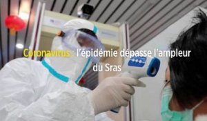 Coronavirus : l'épidémie dépasse l'ampleur du Sras