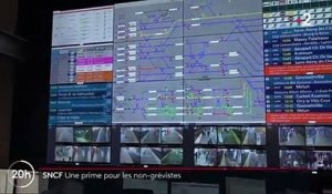 SNCF : une prime versée aux cheminots non grévistes